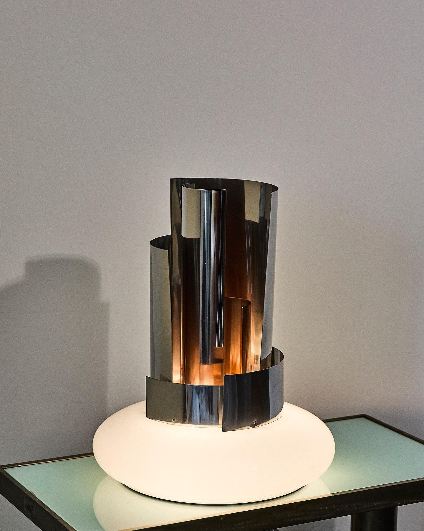 Lampada da tavolo disegnata dall'artista Giuseppe Calonaci Italia, 1971 en venta 5
