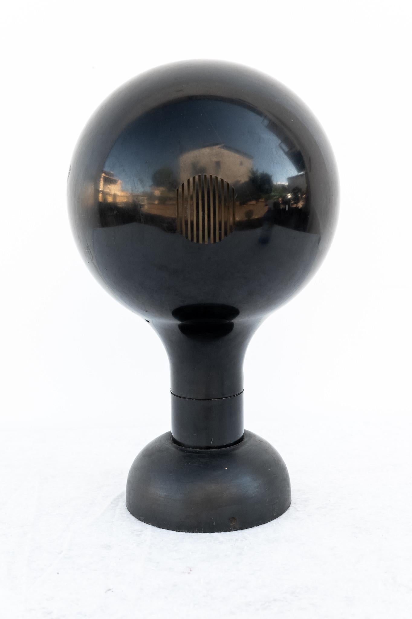 Lámpara de mesa Drive nera de Adalberto Dal Lago para Bieffeplast-Francesconi Moderno de mediados de siglo en venta