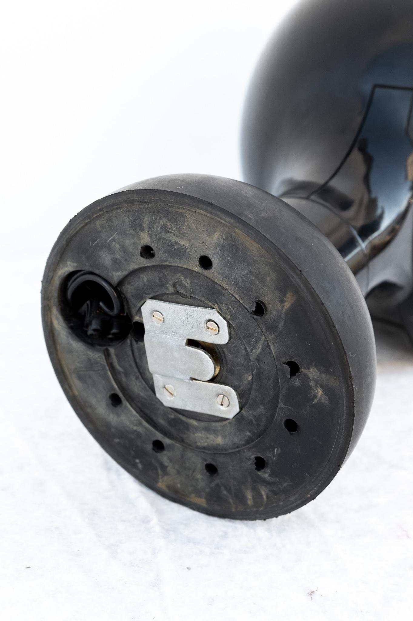 Lámpara de mesa Drive nera de Adalberto Dal Lago para Bieffeplast-Francesconi en Bueno estado para la venta en Bastia Umbra, IT