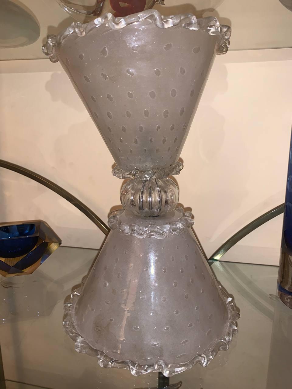 Mid-Century Modern Ercole Barovier 40s Table Lamp For Sale