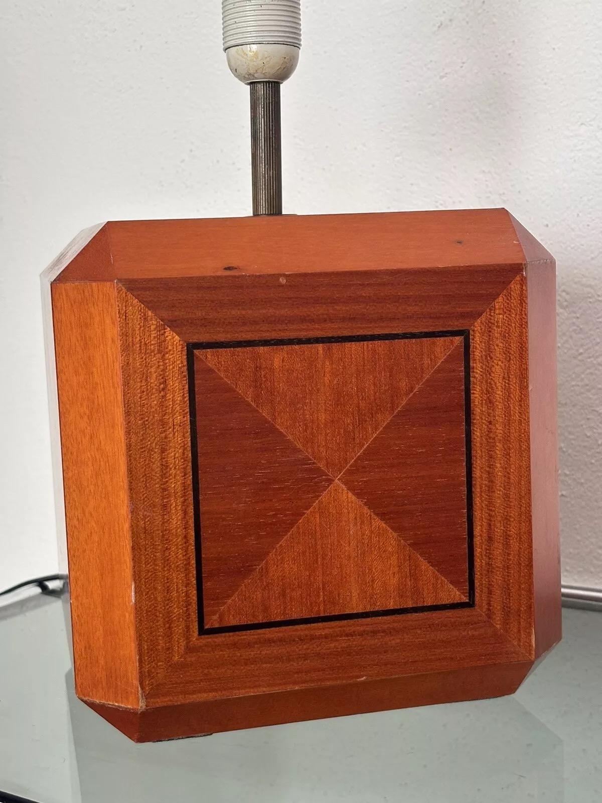 Wood Fabrizio Poldaretti Table Lamp Furnishing Line Fox Hunting For Sale