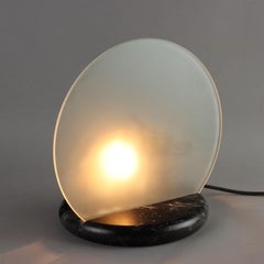 Lampada da tavolo 'Gong' di Bruno Gecchelin per Skipper Anni 80