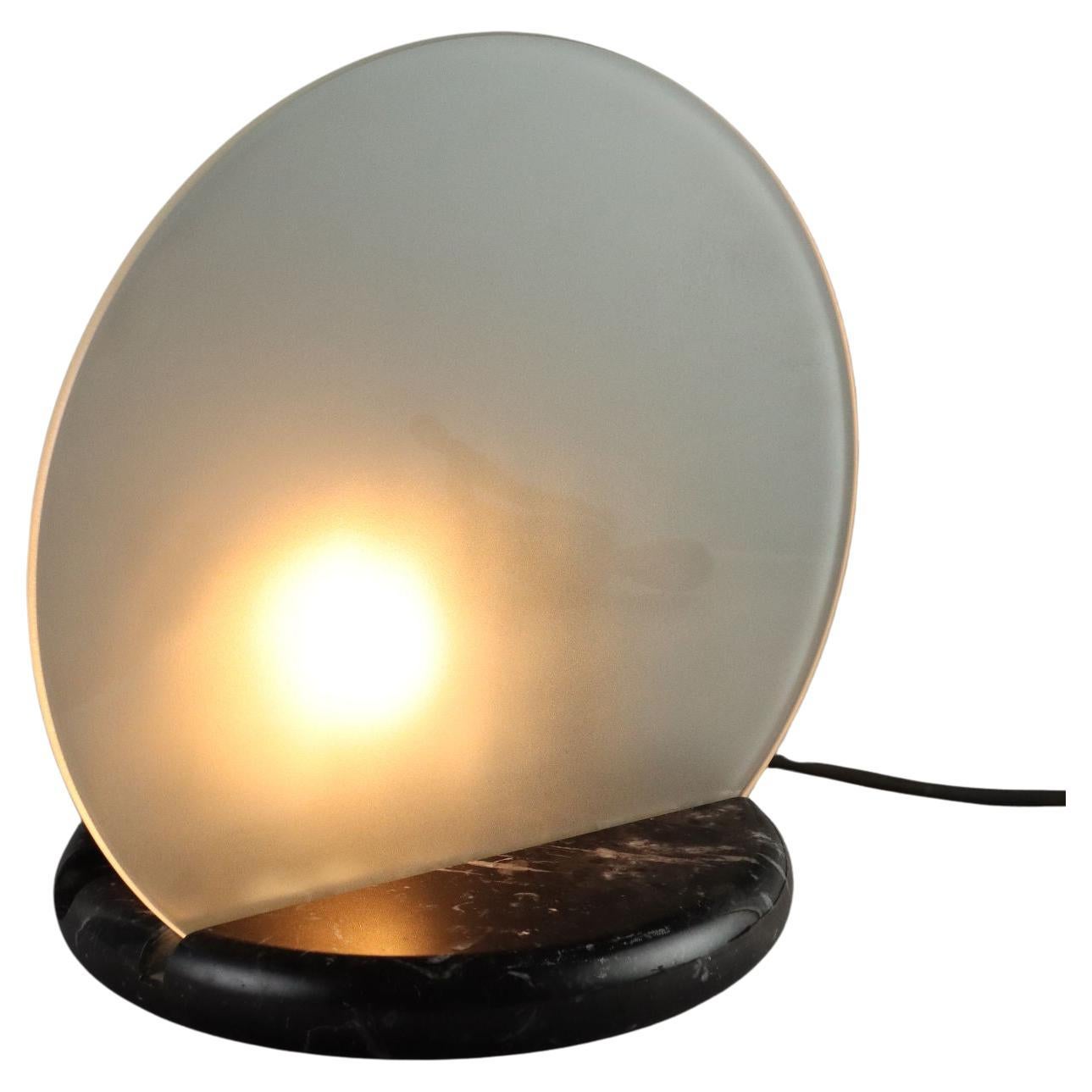 Lampada da tavolo 'Gong' di Bruno Gecchelin per Skipper Anni 80 For Sale