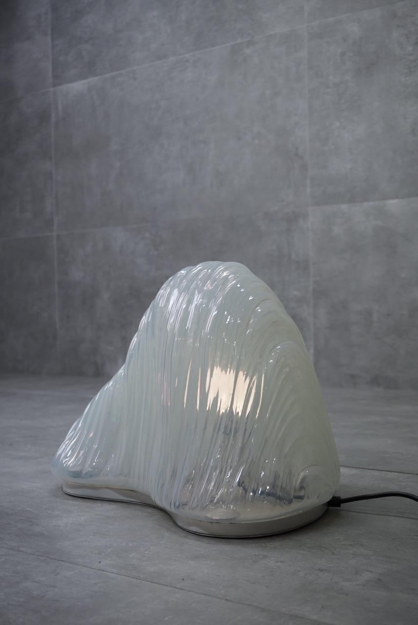  Lampada da tavolo Iceberg di Carlo Nason per Mazzega, 1960s, modello grande