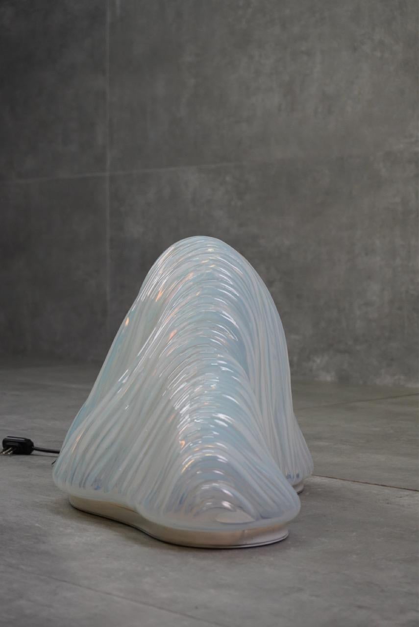 Lampada da tavolo Iceberg di Carlo Nason per Mazzega, 1960s, modello grande For Sale 1