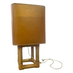 Bamboo Table Lamp - Italy - 1980s