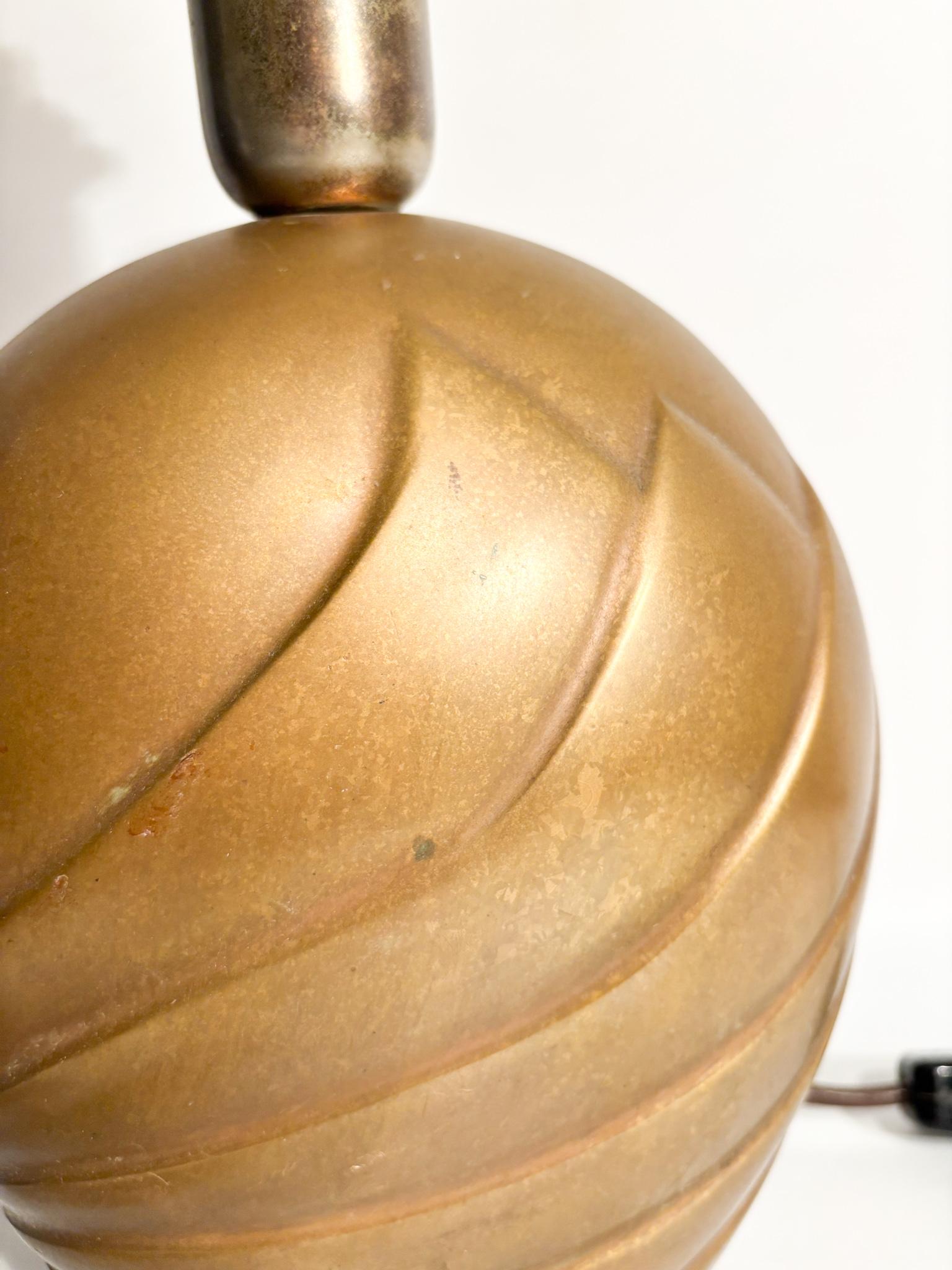 Lampada da Tavolo in Bronzo di Esa Fedrigolli Anni 70 en venta 5