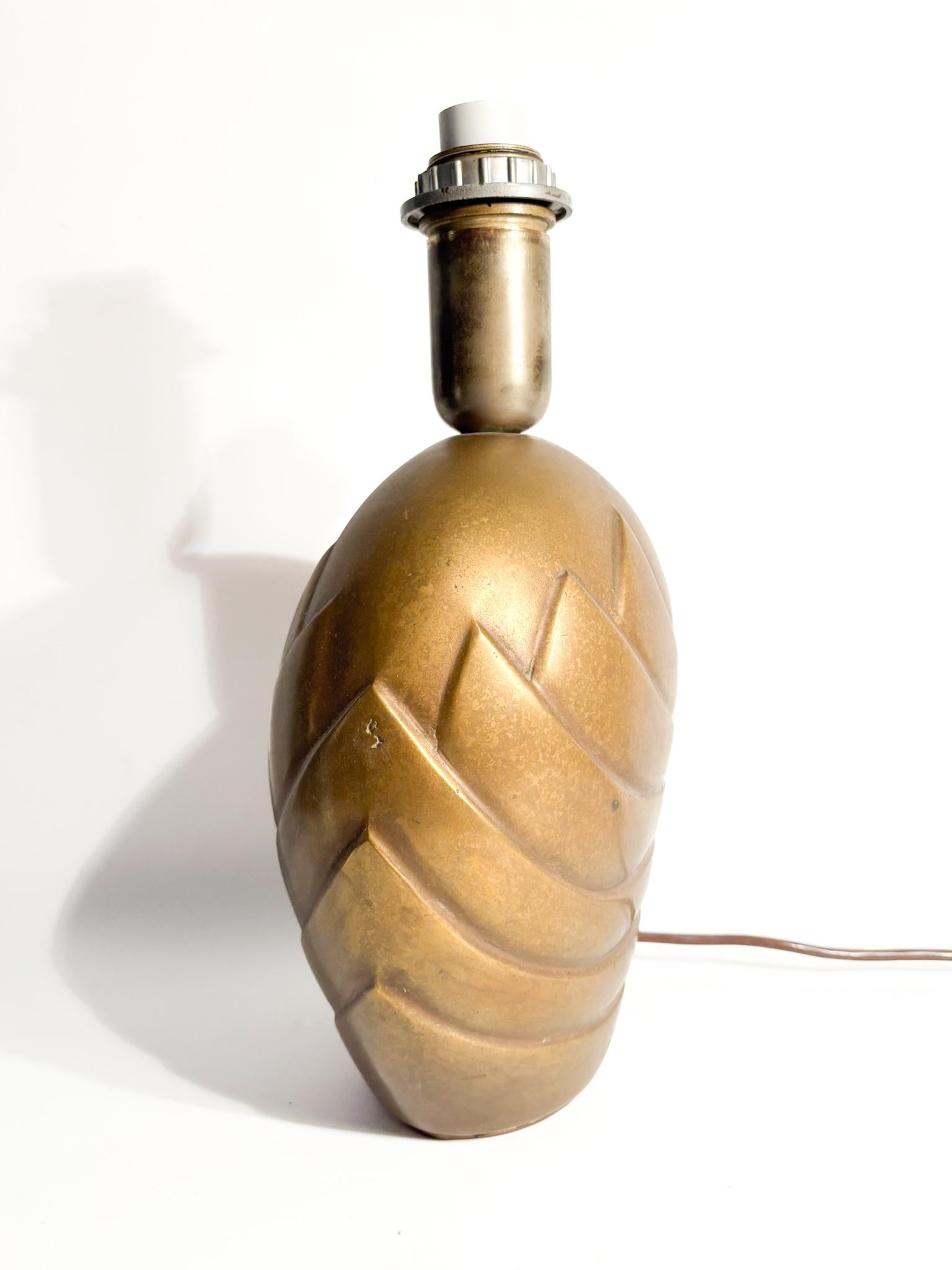 Lampada da Tavolo in Bronzo di Esa Fedrigolli Anni 70 en venta 6