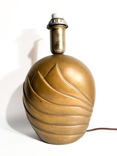 Bronze tischlampe by Esa Fedrigolli 1970s
