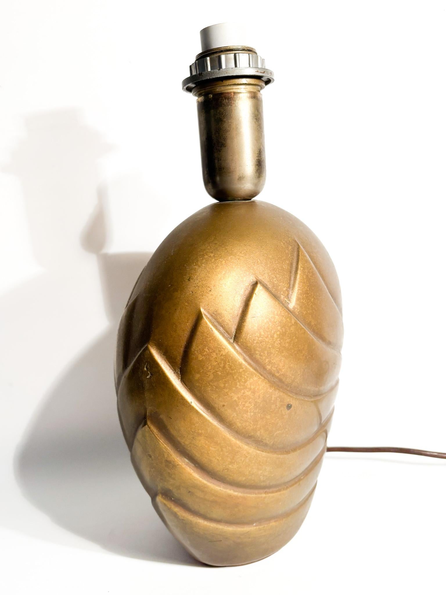 Lampada da Tavolo in Bronzo di Esa Fedrigolli Anni 70 Late 20th Century en venta