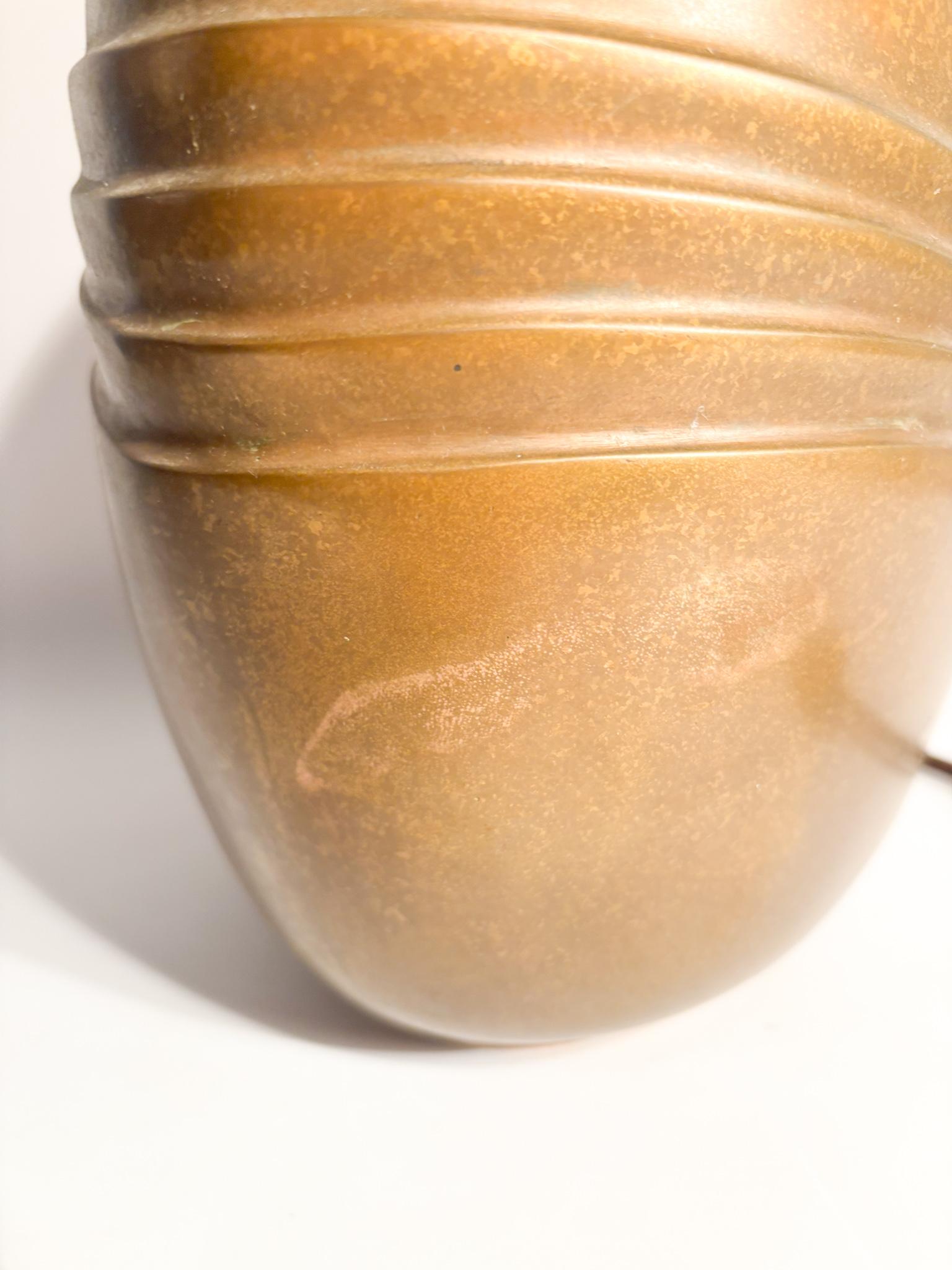 Lampada da Tavolo in Bronzo di Esa Fedrigolli Anni 70 Bronce en venta