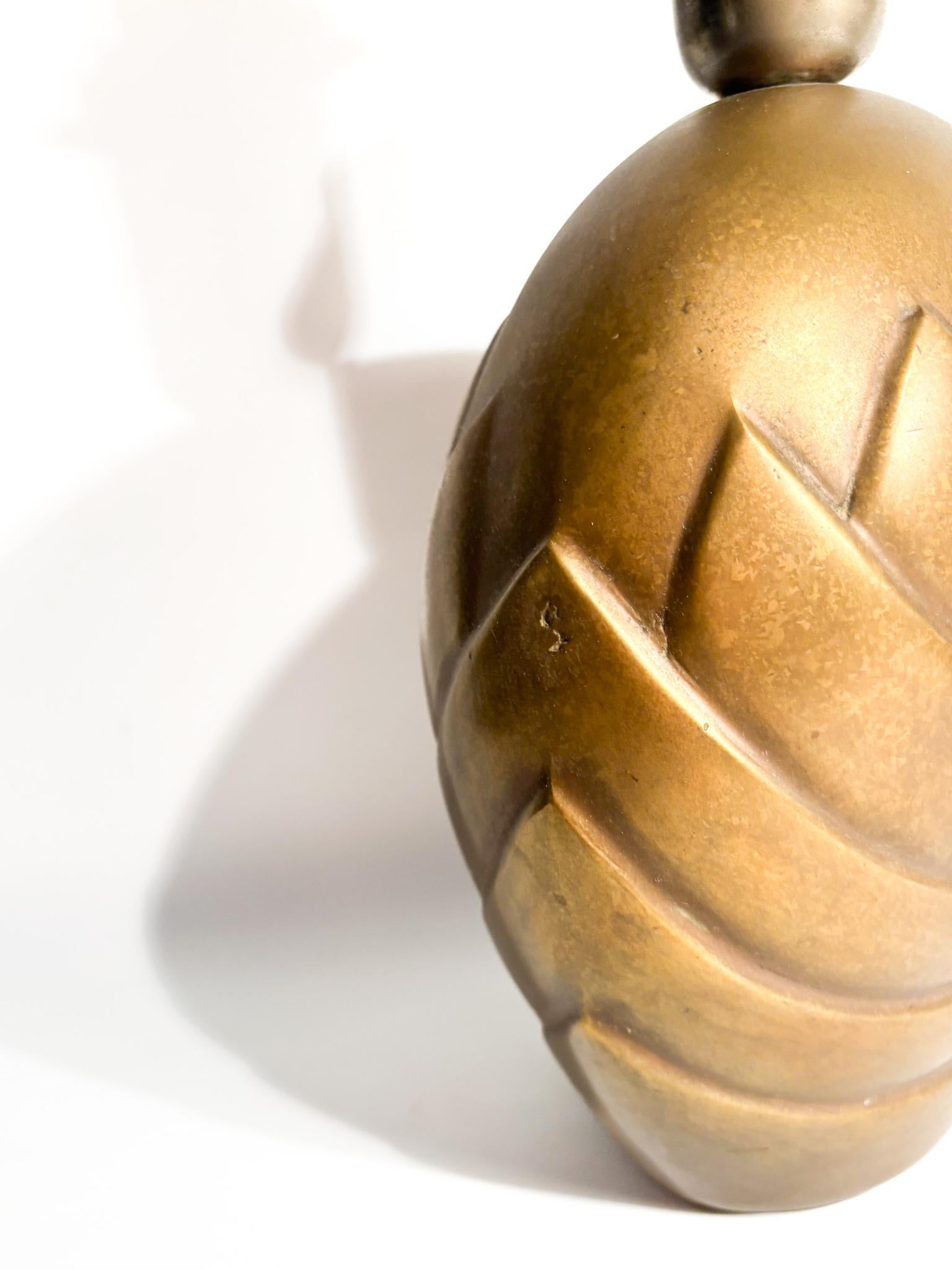 Lampada da Tavolo in Bronzo di Esa Fedrigolli Anni 70 Bronce en venta