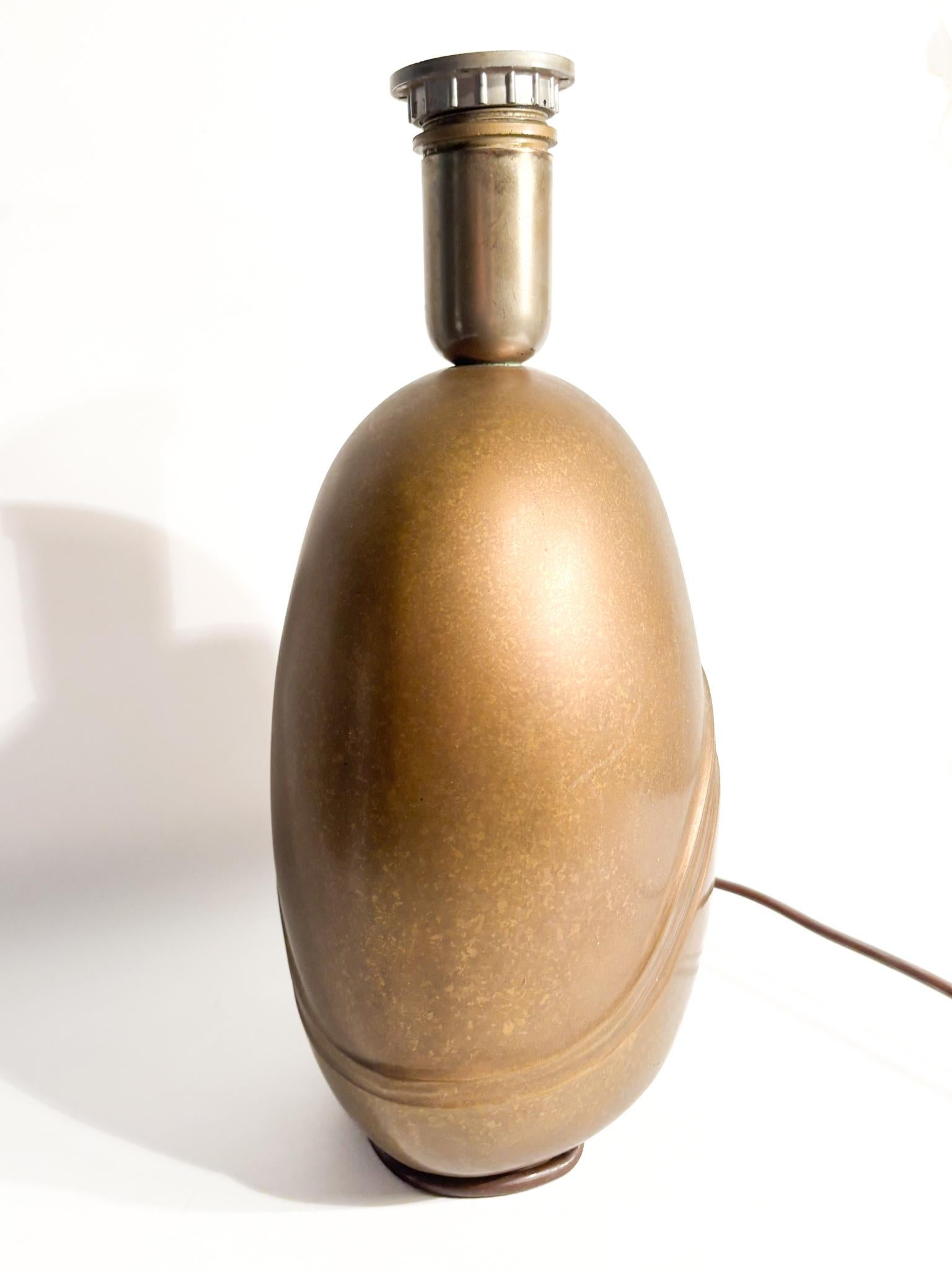 Lampada da Tavolo in Bronzo di Esa Fedrigolli Anni 70 en venta 2