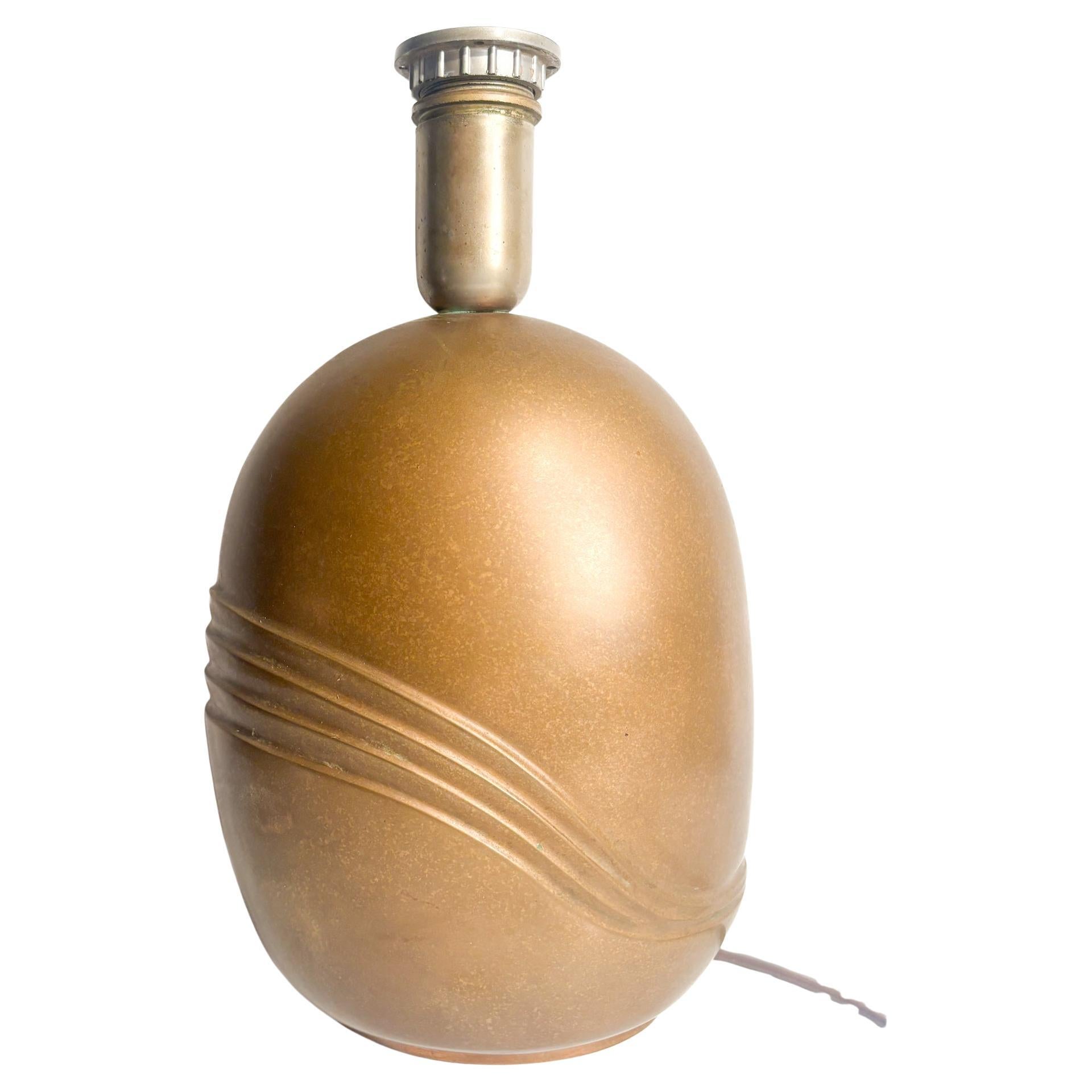 Lampada da Tavolo in Bronzo di Esa Fedrigolli Anni 70