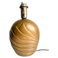 Lampada da Tavolo in Bronzo di Esa Fedrigolli Anni 70