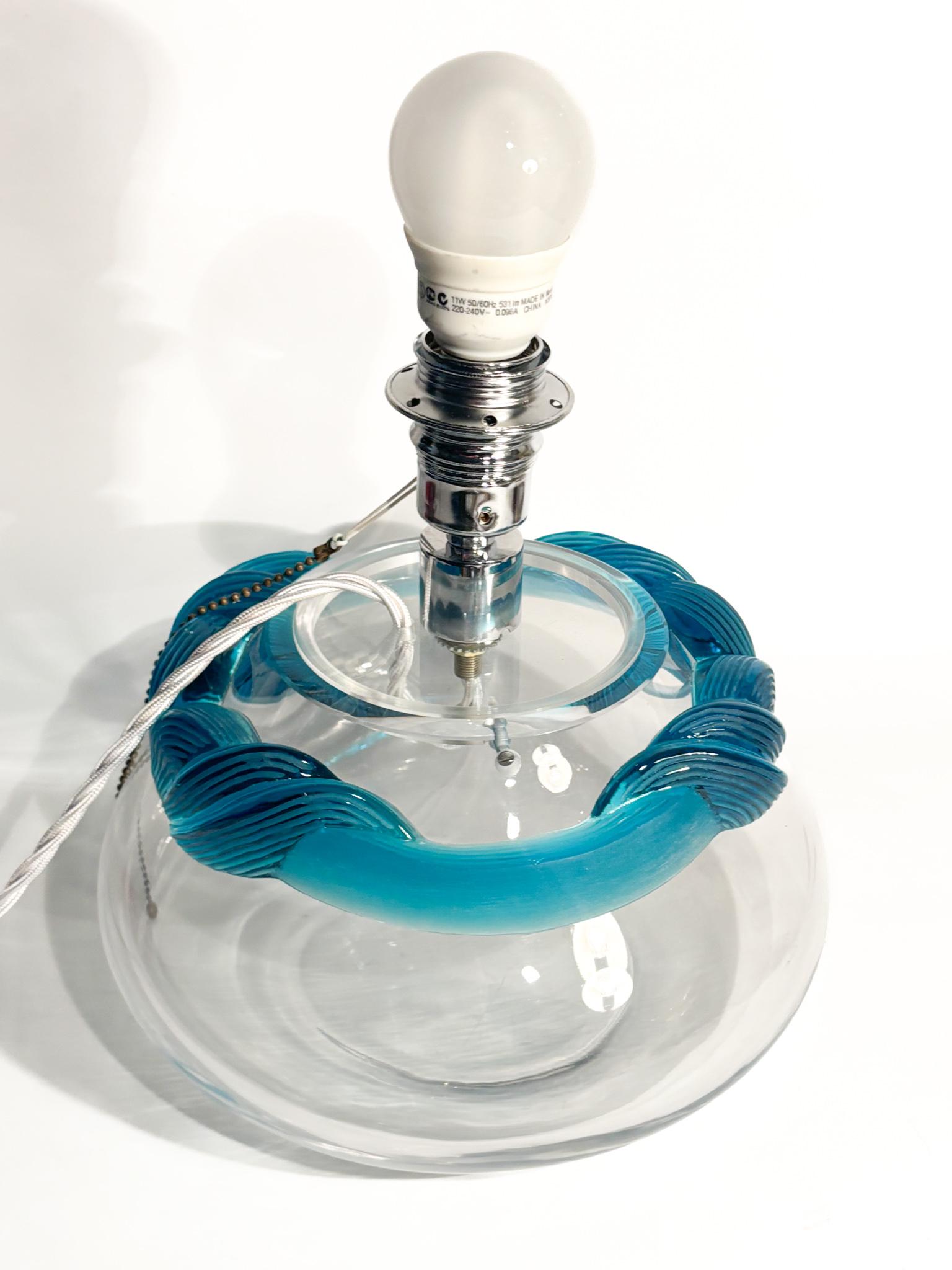 French Crystal Table Lamp 