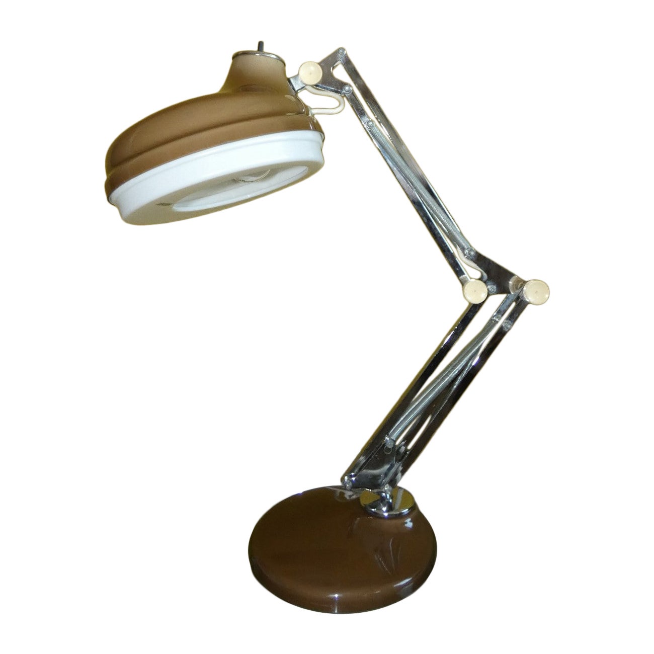 Lampada da tavolo in metallo, anni 
60