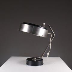 Lampada da tavolo in metallo stile Space Age, 1960