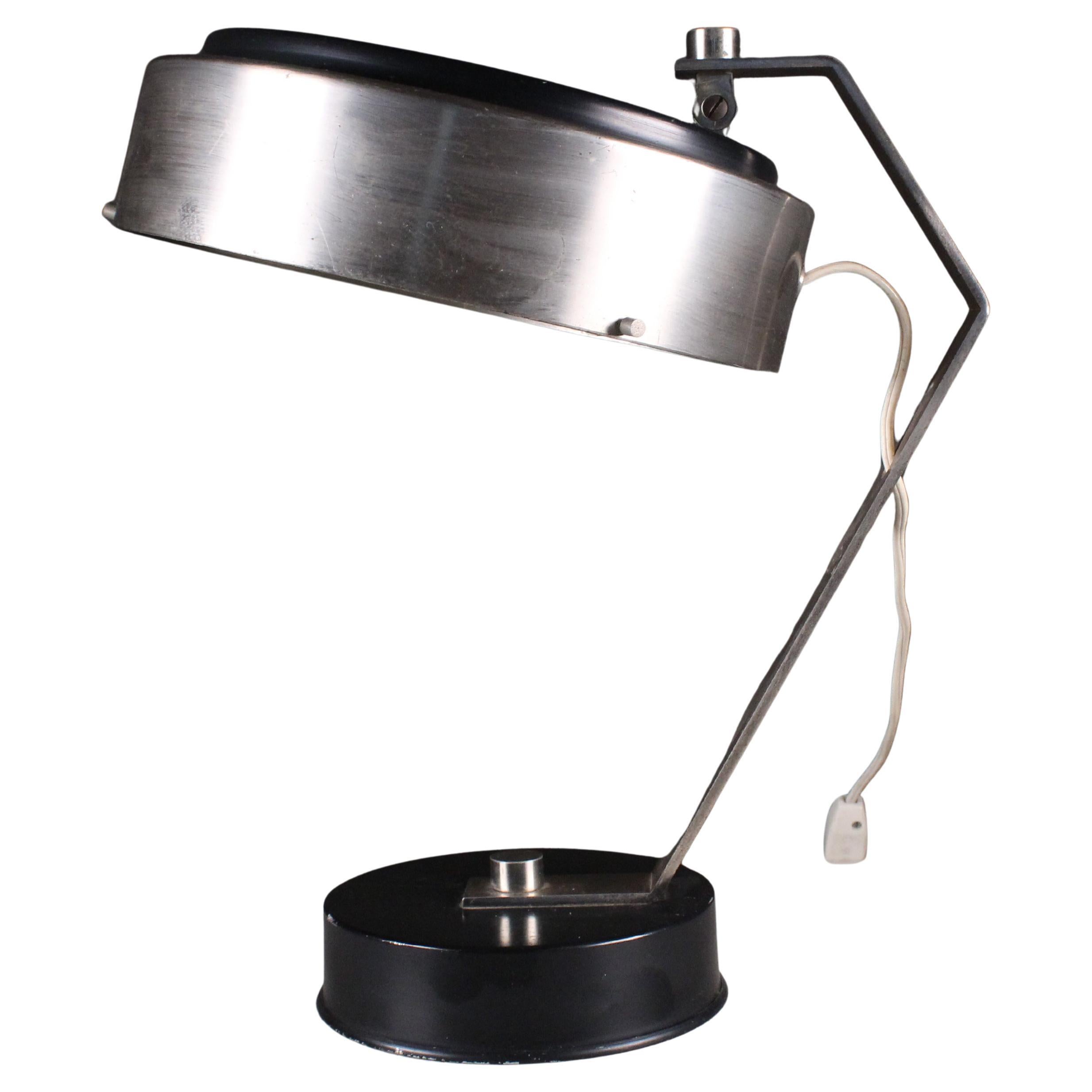 Lampada da tavolo in metallo stile Space Age, 1960