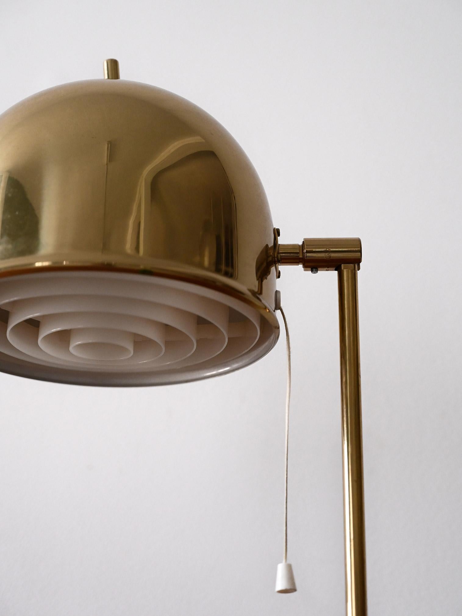 Mid-20th Century Lampe de table Bergboms B-075 en laiton en vente