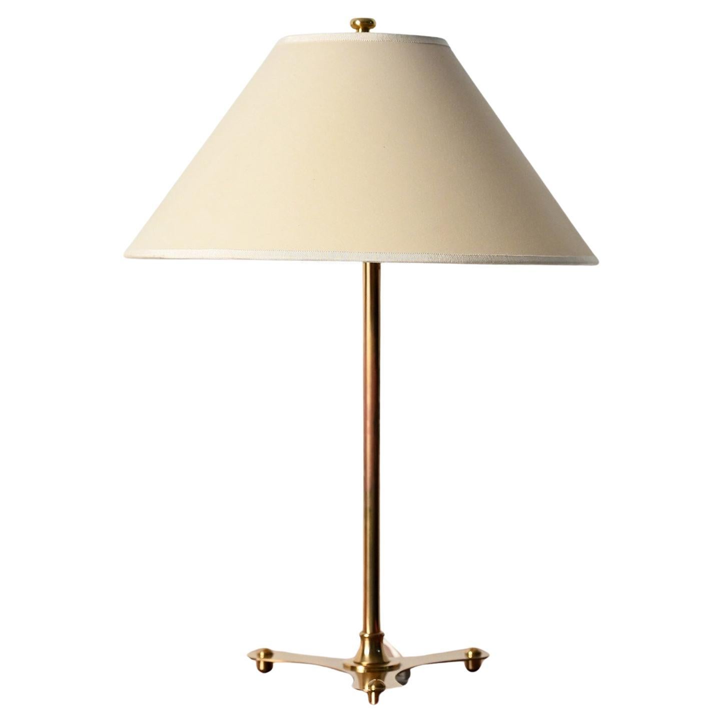 Lampe de table en ottone de Josef Frank, paralume original