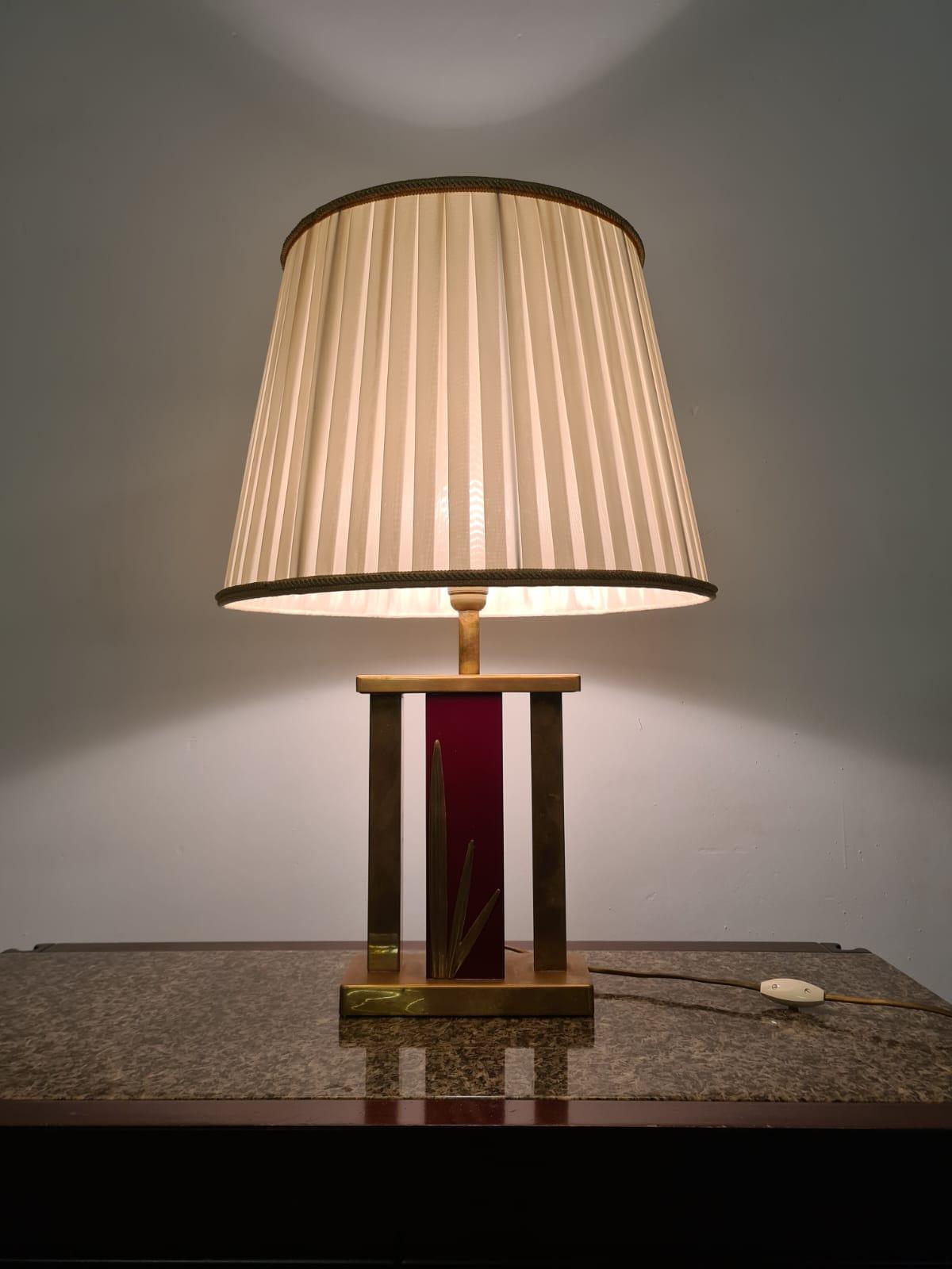 Late 20th Century 70' Hollywood Regency style table lamp For Sale