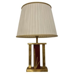 Tischlampe im Hollywood-Regency-Stil der 1970er Jahre