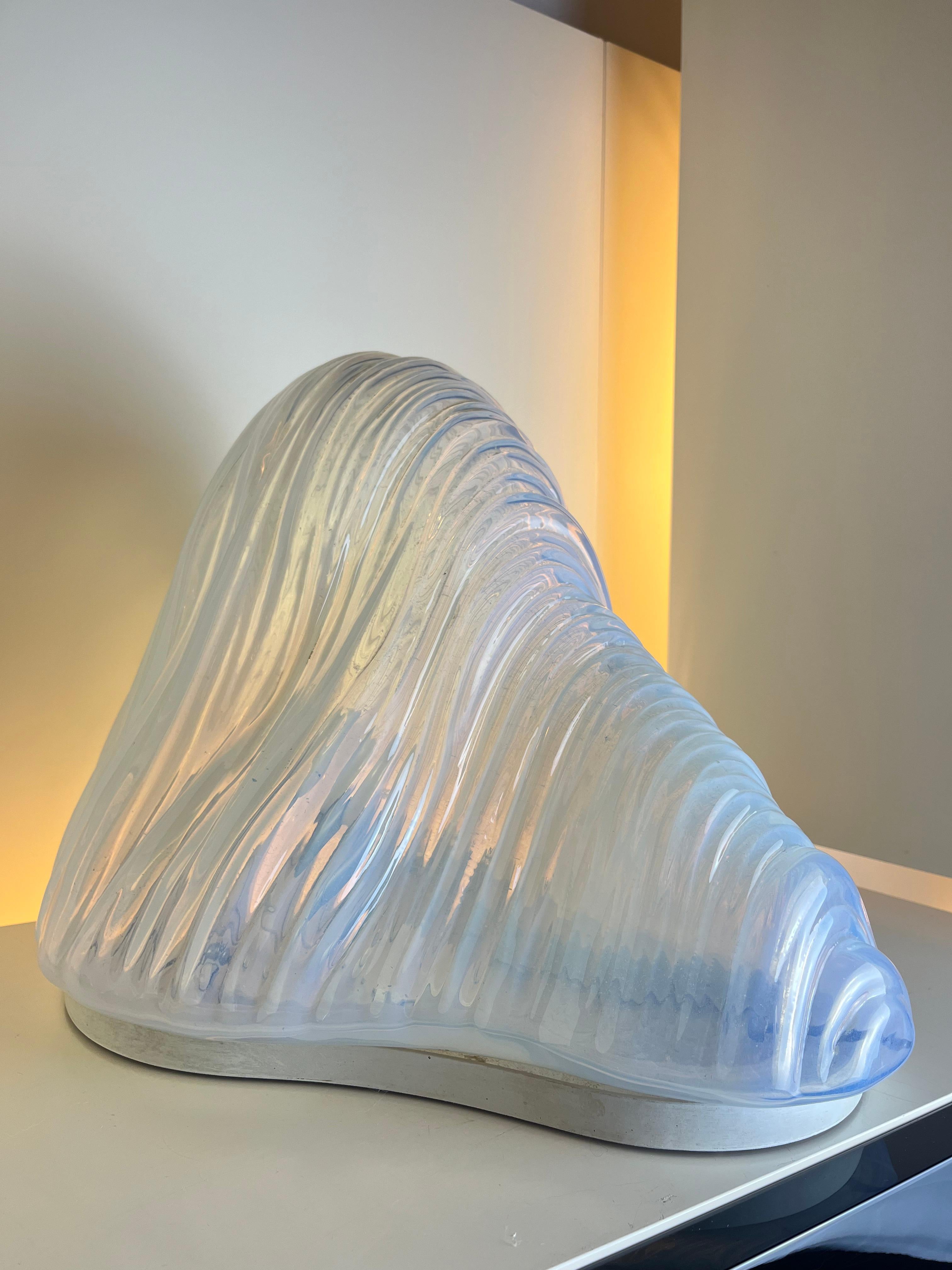 Lampada da tavolo in vetro di Murano Carlo Nason modello Iceberg - grande  2
