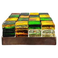 Gogi Gogi Giusto Toso murano glass table lamp for Seguso 1960s