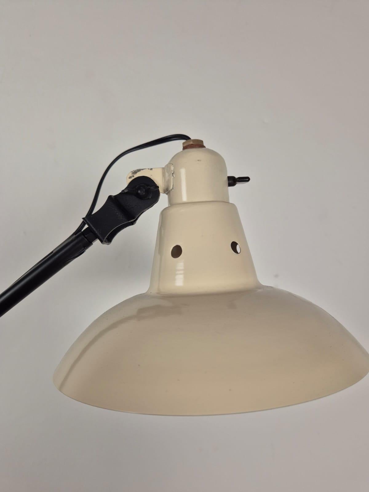 Mid-20th Century Adjustable industrial table lamp, 1950s For Sale