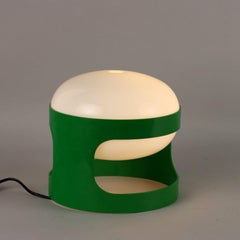 'KD 27' Table Lamp by Joe Colombo for Kartell green 1970s