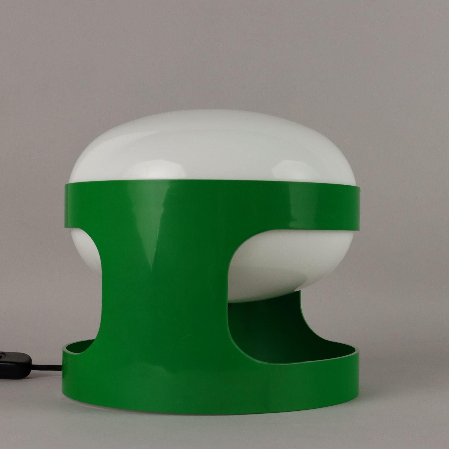 Lampada da Tavolo 'KD 27' di Joe Colombo per Kartell verde anni 70 2