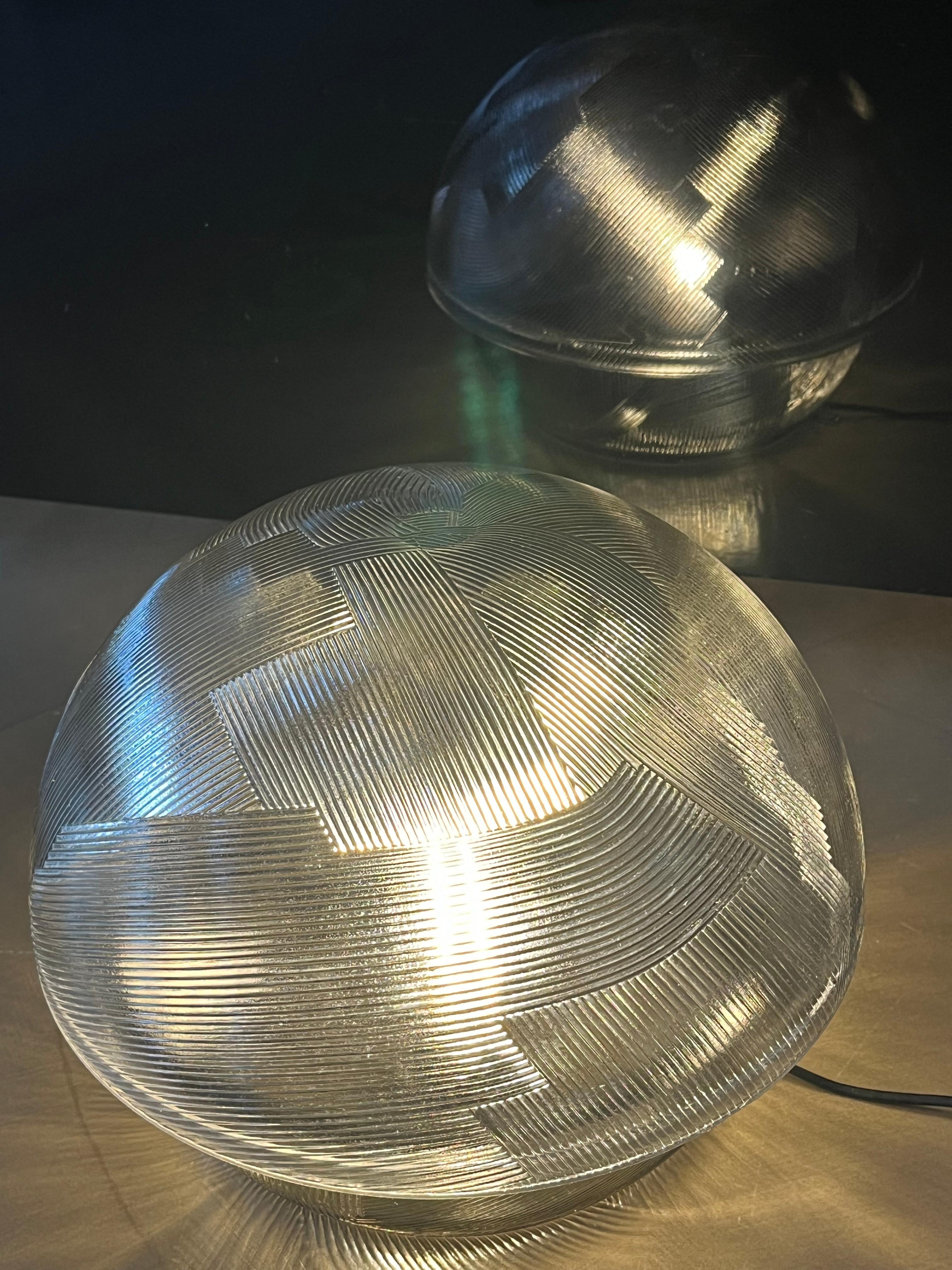 Lámpara de mesa de cristal Kyoto, Sergio Asti para Arnolfo di Cambio 1970 Italian en venta