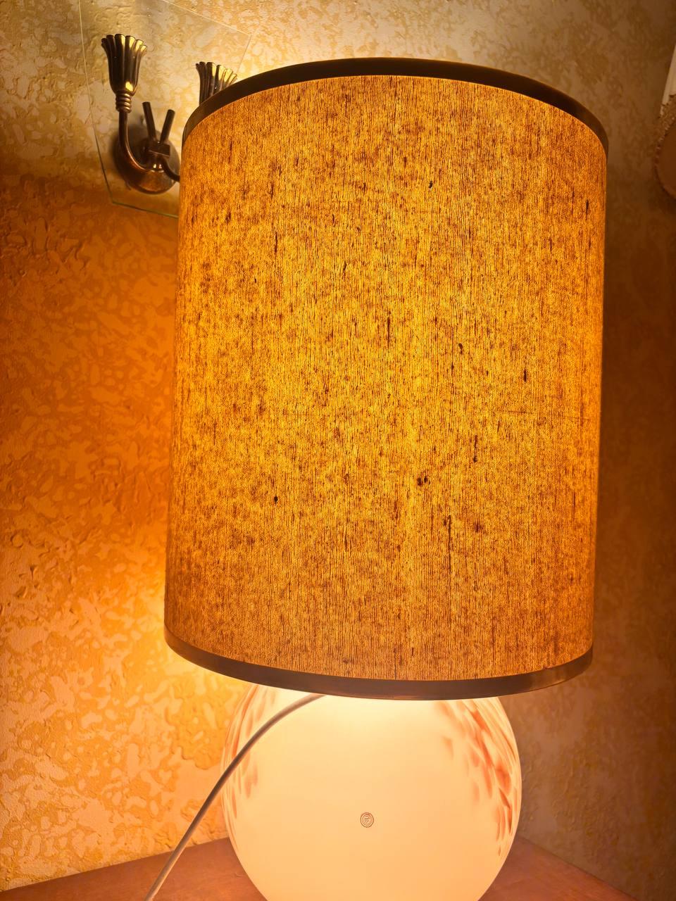 La Murrina Lámpara de mesa de cristal de Murano con sello auténtico de los años 70 Moderno de mediados de siglo en venta