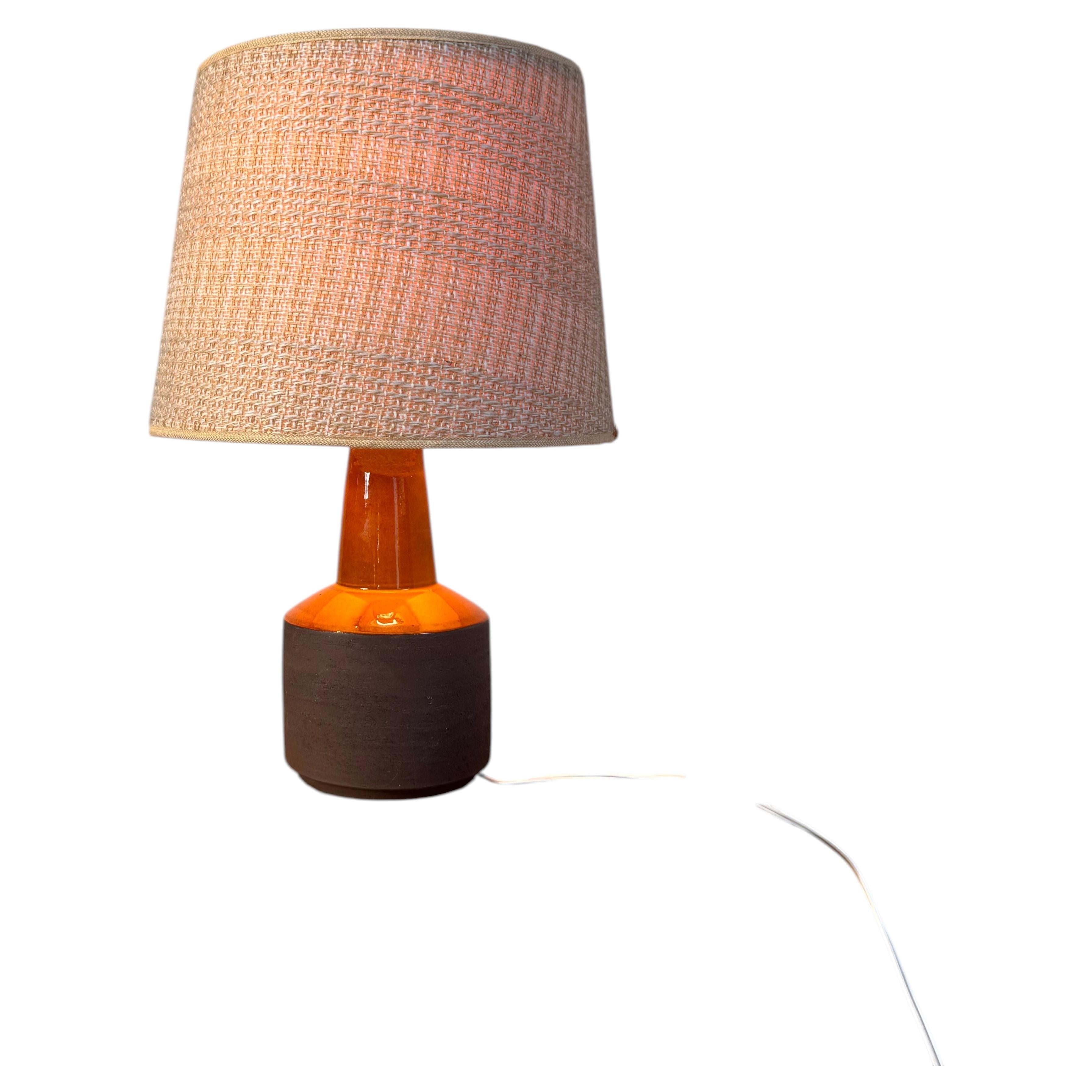 Lehmann Keramik ceramic table lamp, Germany, 1970s For Sale