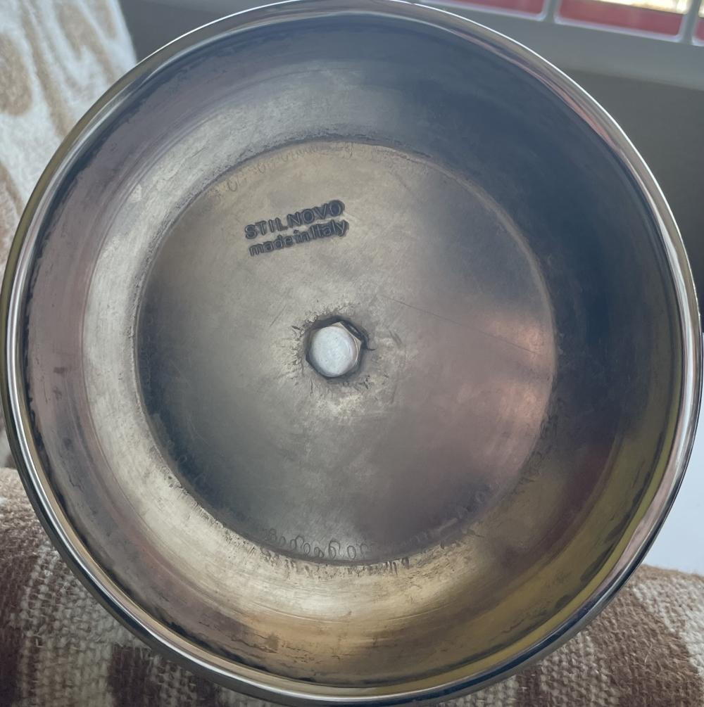 Lámpara de mesa Leukè de Studio Celli Tognon para Stilnovo Acero en venta