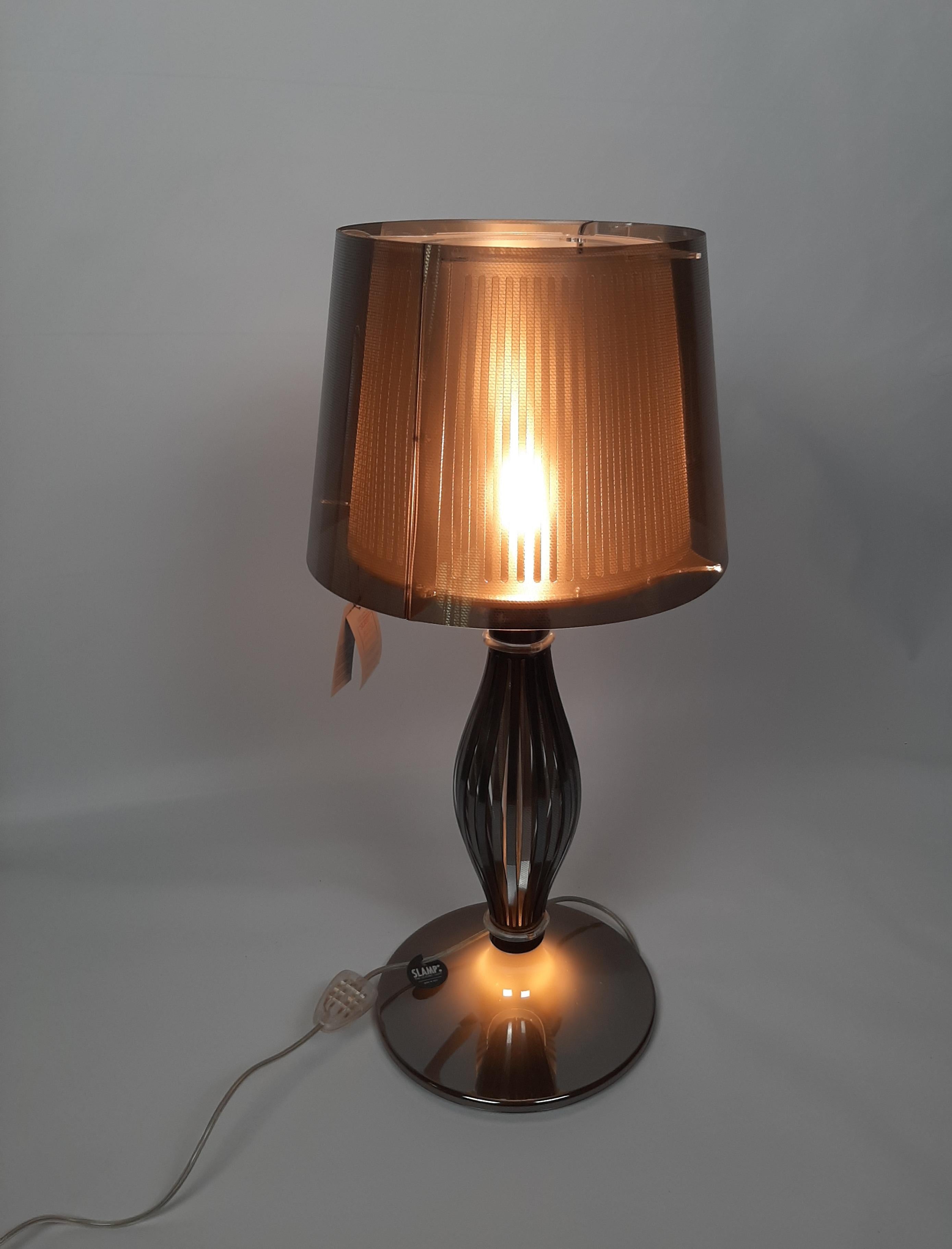 Liza Gray Table Lamp Slamp production For Sale 3