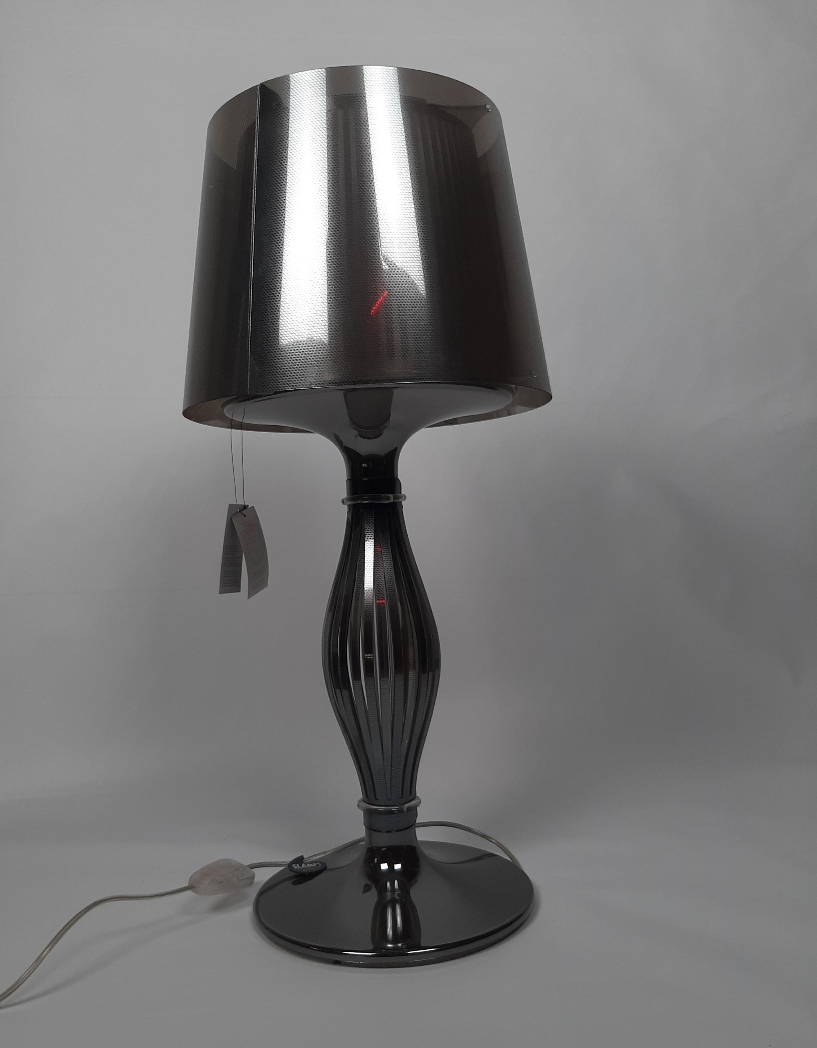 Contemporary Liza Gray Table Lamp Slamp production For Sale