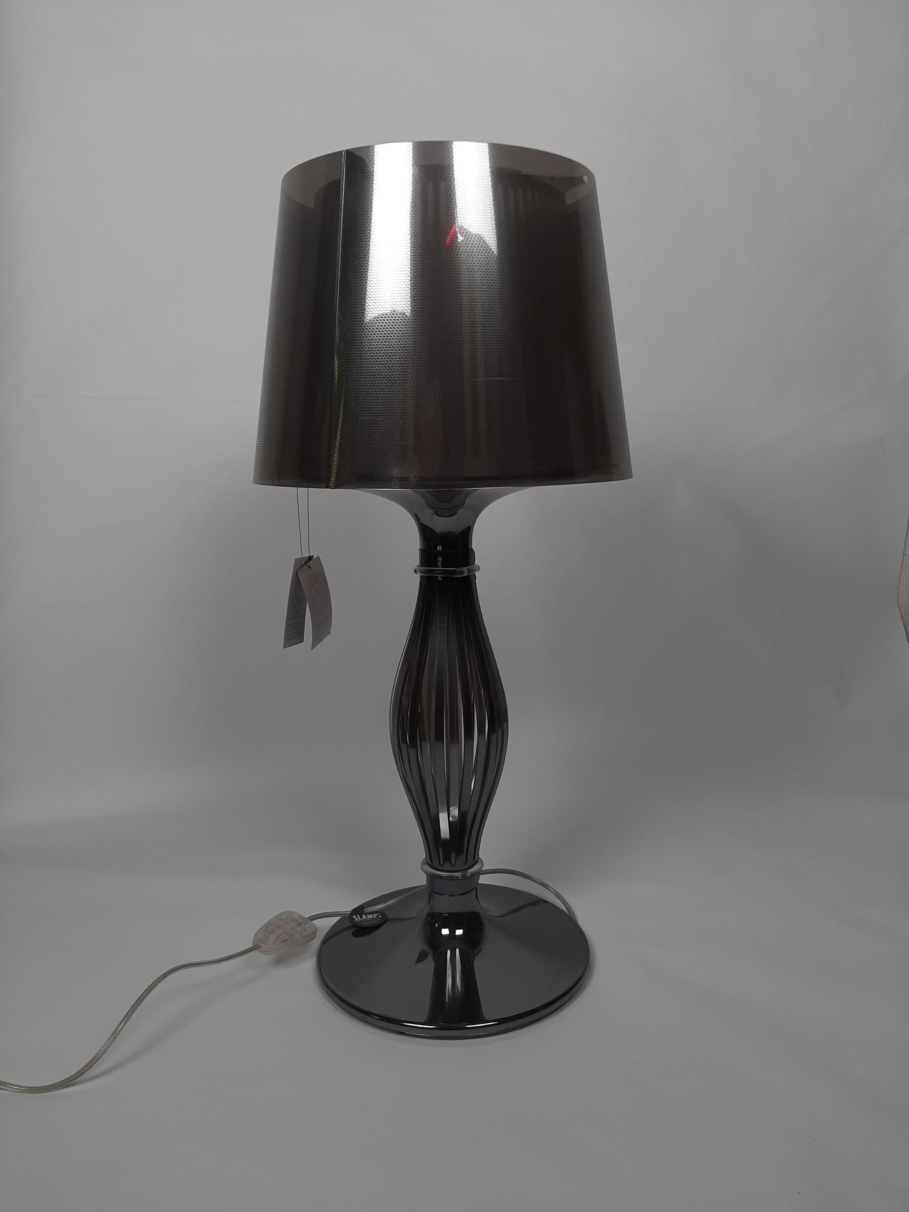 Plastic Liza Gray Table Lamp Slamp production For Sale