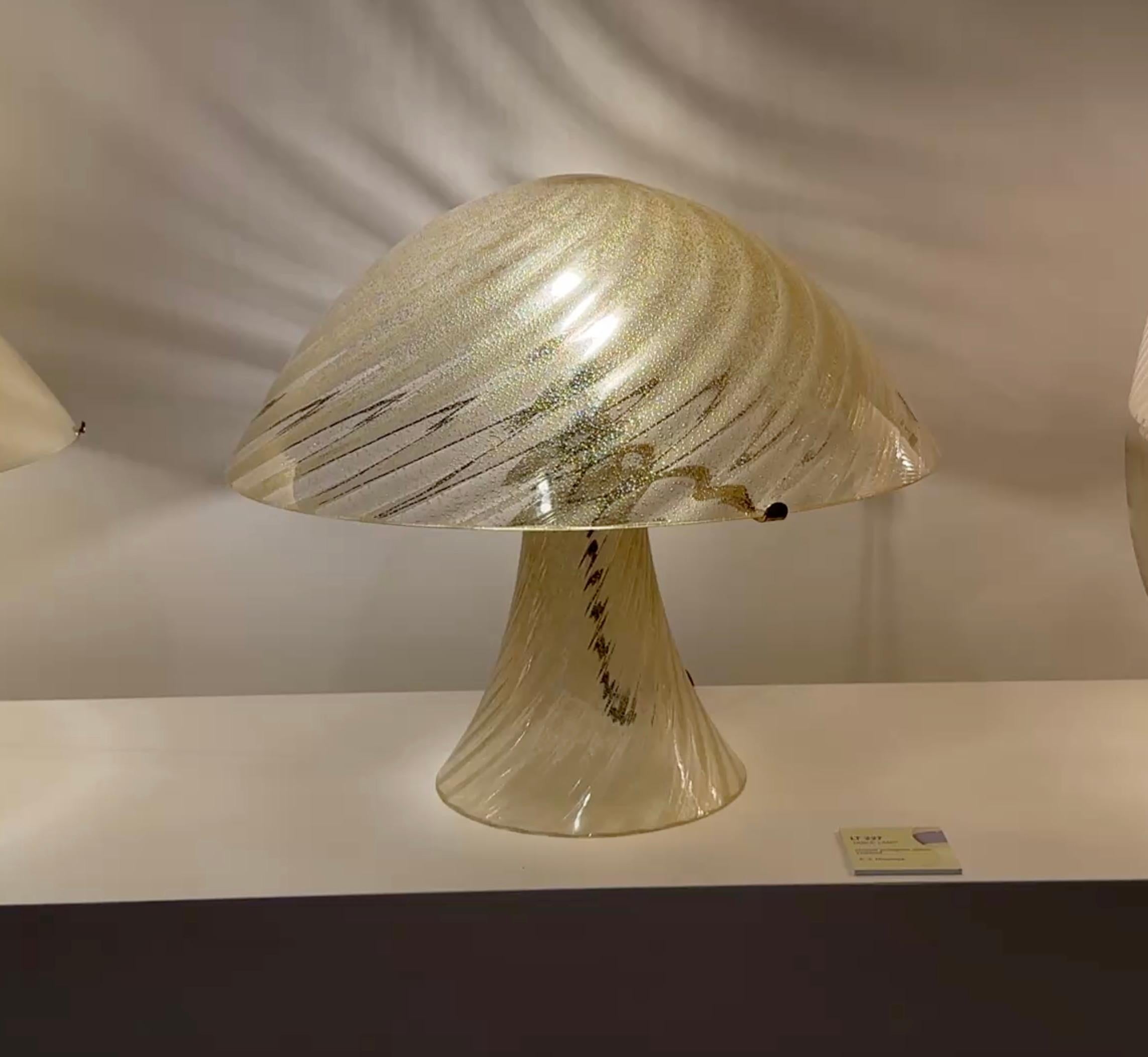 Italian Lampe de table LT227 en forme de champignon, design Carlo Nason pour A.V. Mazzega en vente