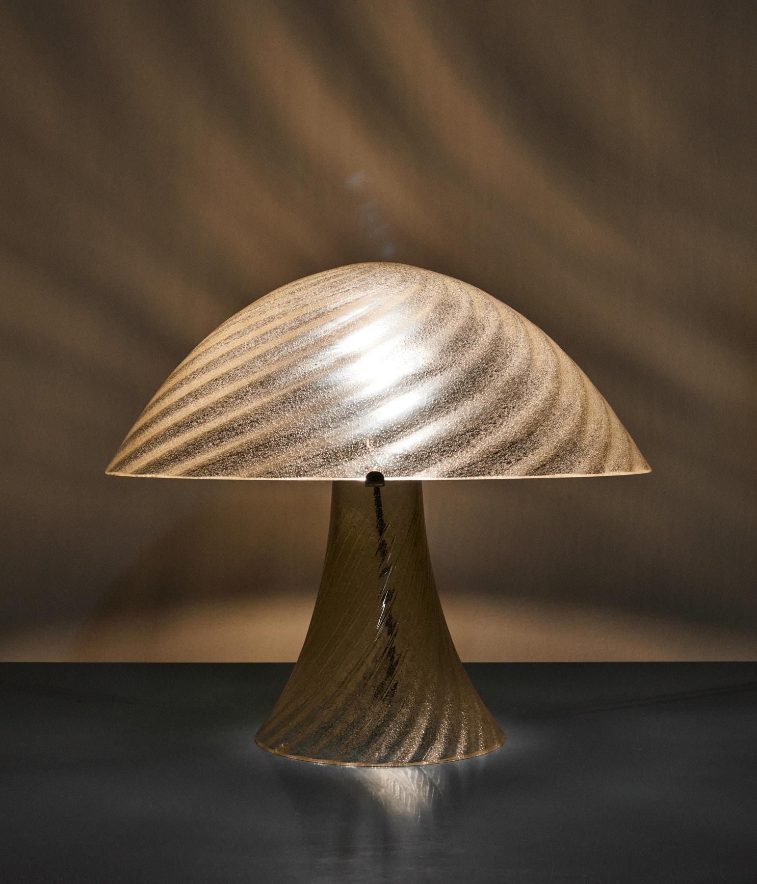 Lampe de table LT227 en forme de champignon, design Carlo Nason pour A.V. Mazzega en vente 1