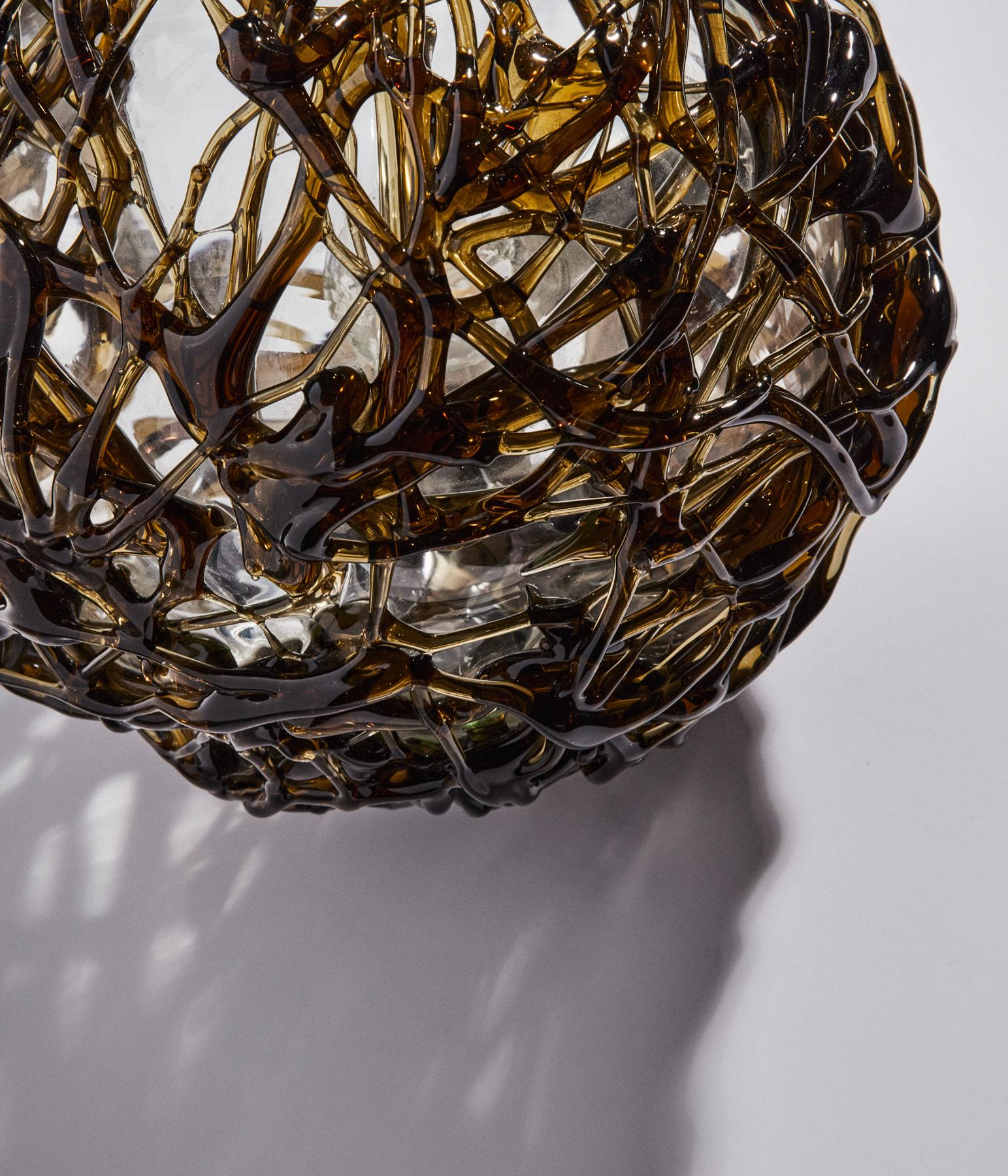 LT228 Lampe de table en verre de Murano, Carlo Nason pour A.V. Mazzega, Italie Bon état - En vente à Milano, Lombardia