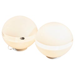 Lampada da tavolo LT230 a sfera, design Carlo Nason per A.V. Mazzega