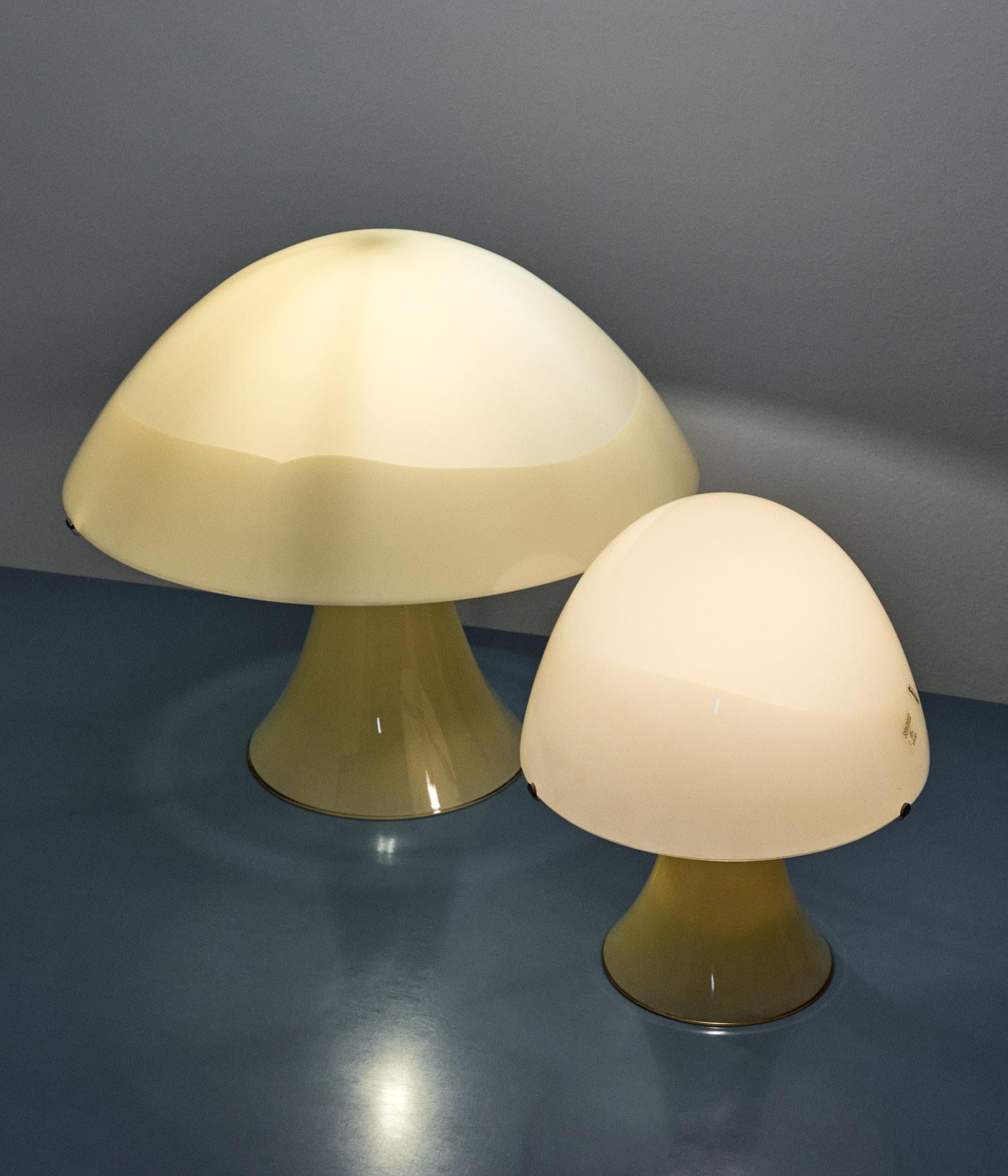 Verre de Murano Lampe de table LT308 en forme de champignon, design Carlo Nason pour A.V. Mazzega en vente