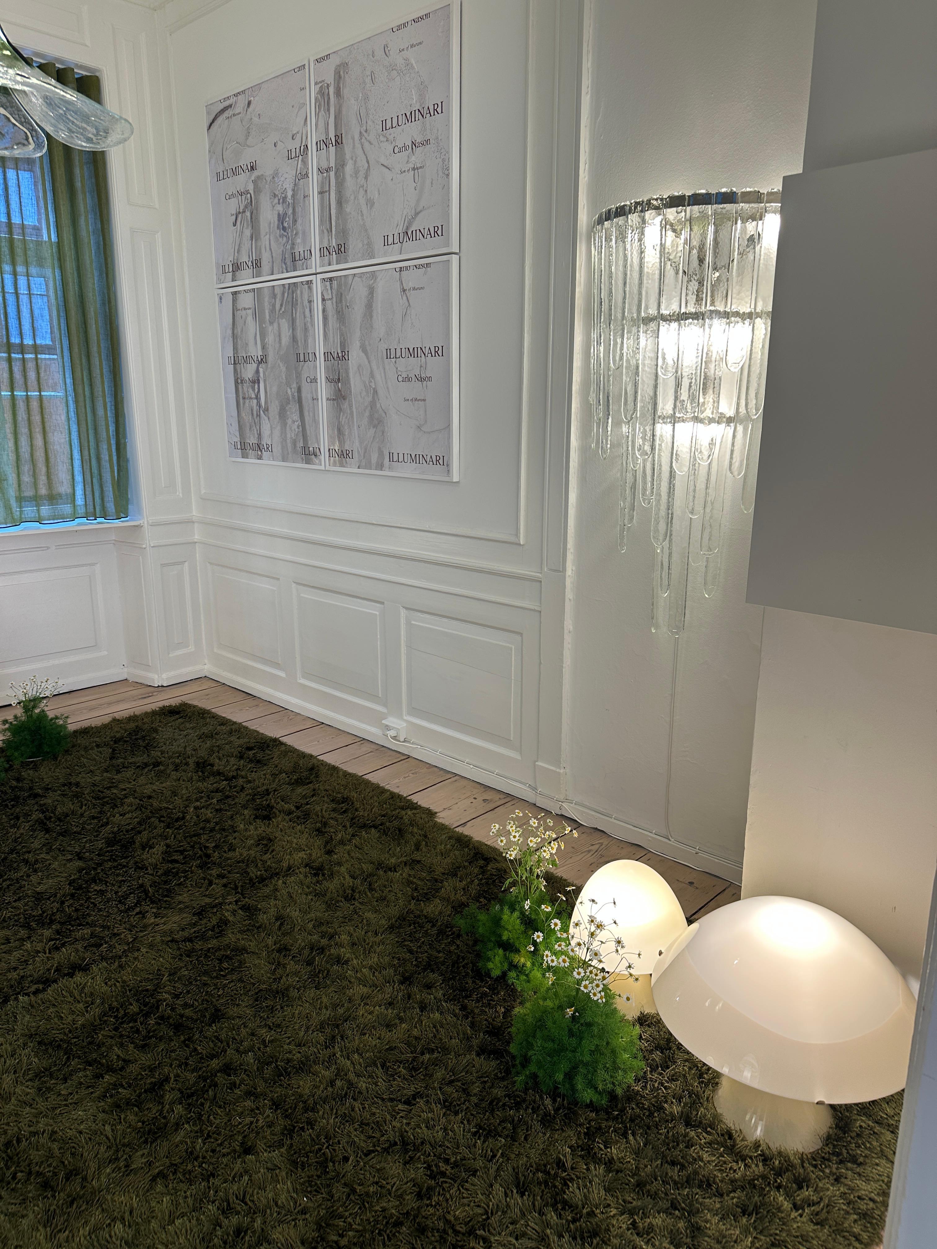 Lampe de table LT308 en forme de champignon, design Carlo Nason pour A.V. Mazzega en vente 1