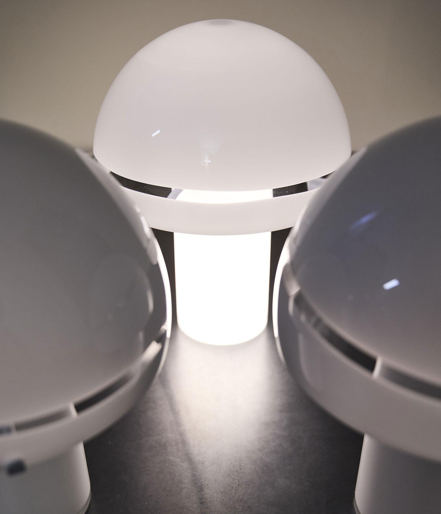 Late 20th Century Lampe de table LT908 en forme de champignon, design Carlo Nason pour A.V. Mazzega en vente