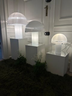 Lampada da tavolo LT929 a forma di fungo, design Carlo Nason per A.V. Mazzega