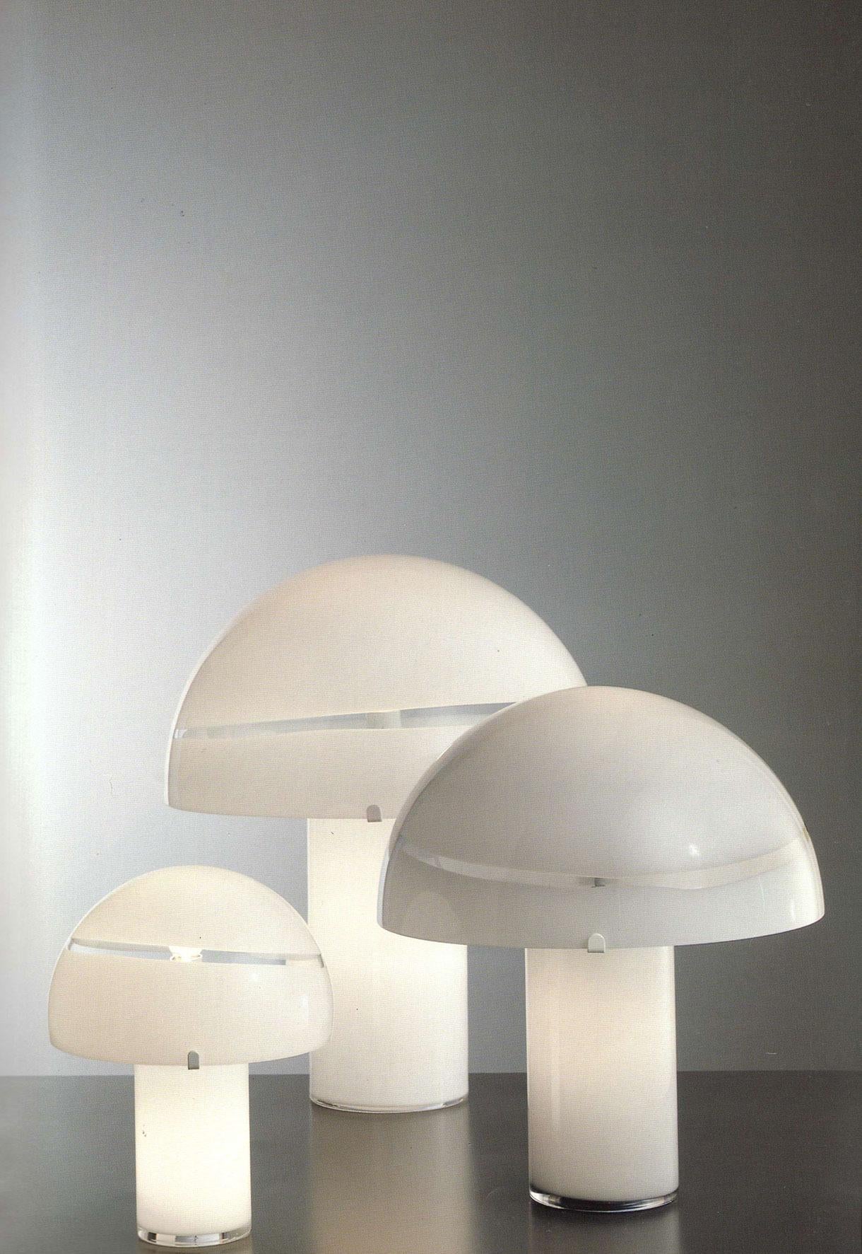 Mid-Century moderno Lampada da tavolo LT929 a forma di fungo, design Carlo Nason per A.V. Mazzega in vendita