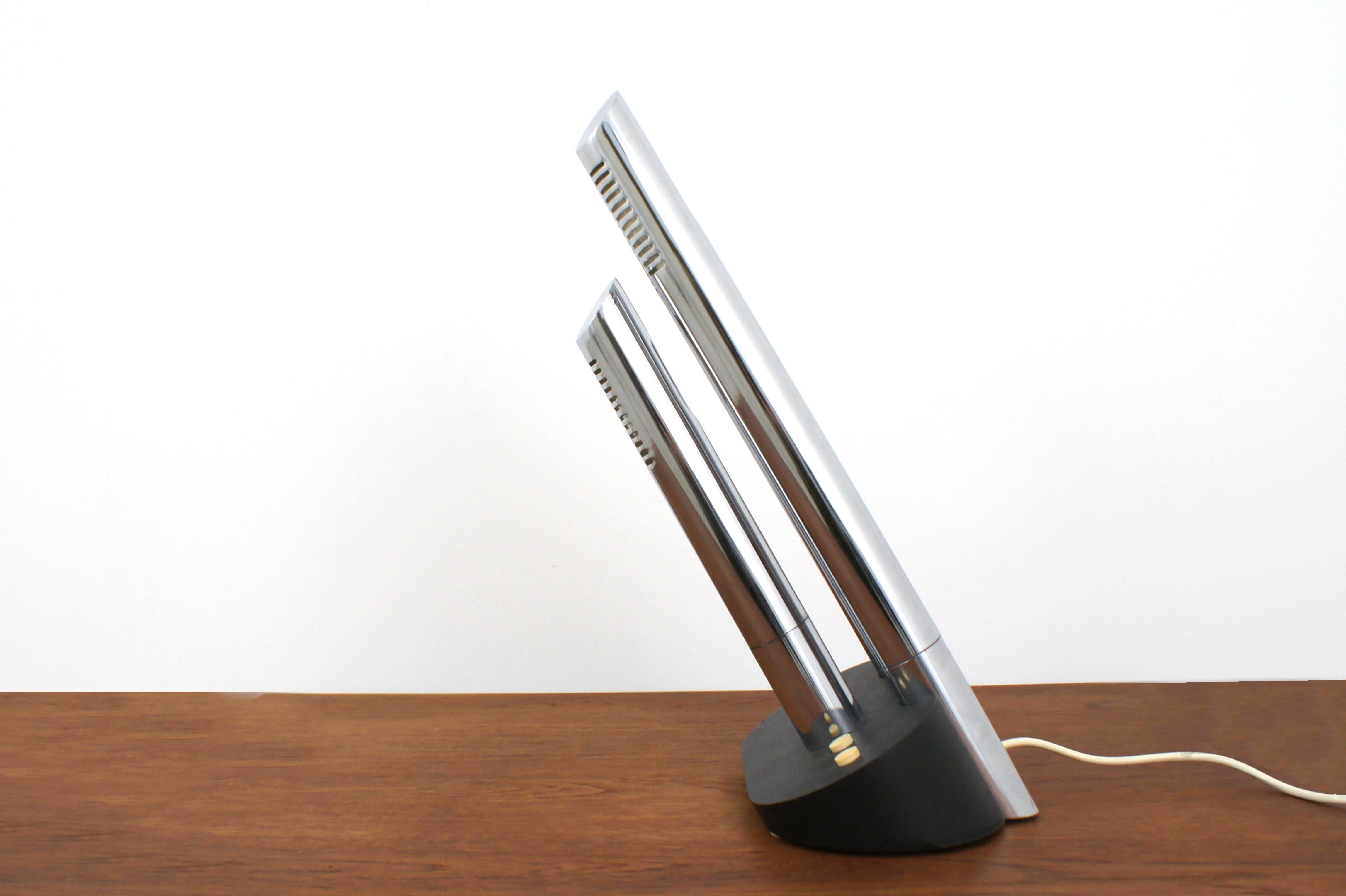 Space Age Table lamp 'lights' model T443, space age 1970s Italian For Sale