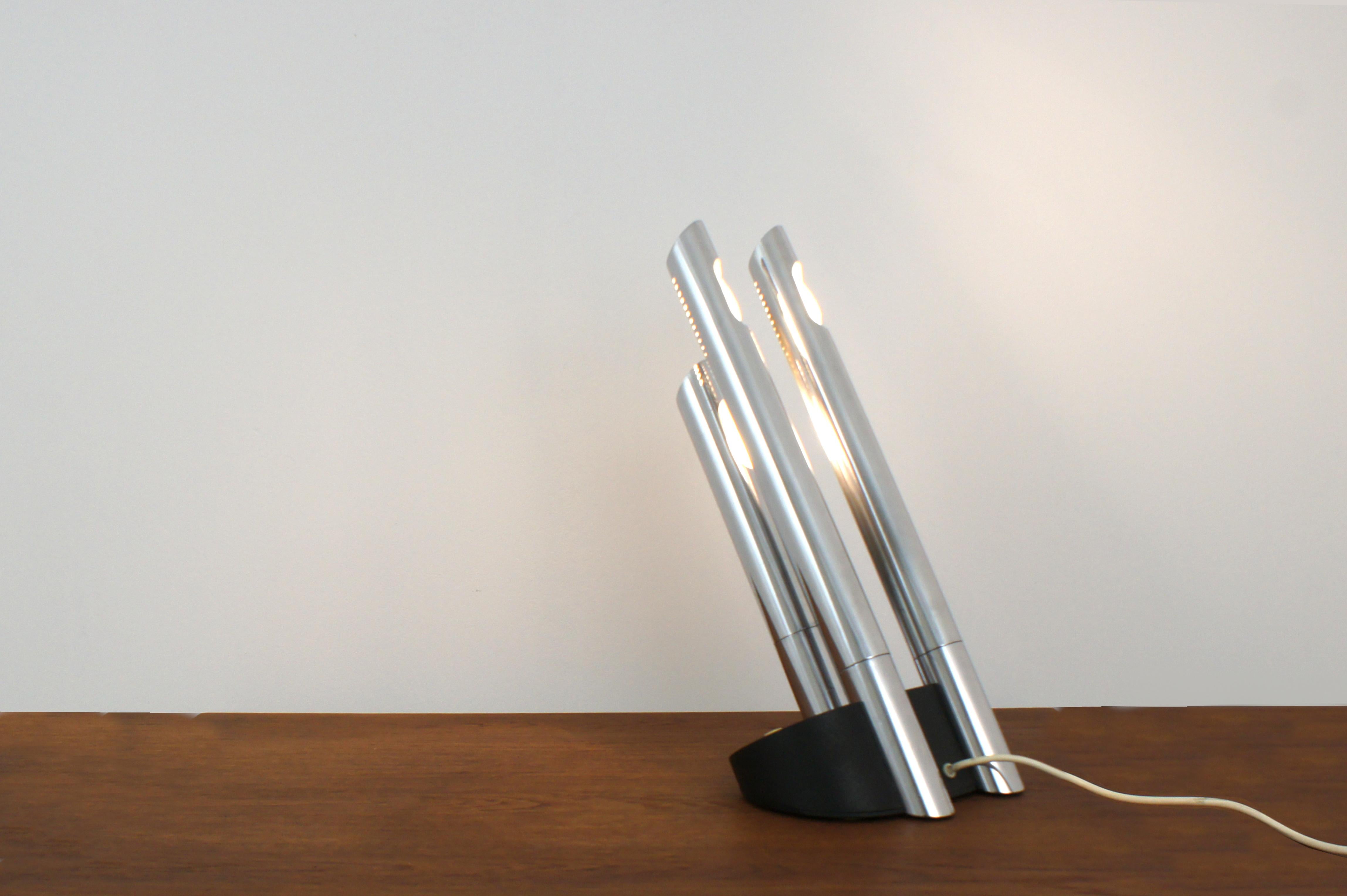 Late 20th Century Table lamp 'lights' model T443, space age 1970s Italian For Sale